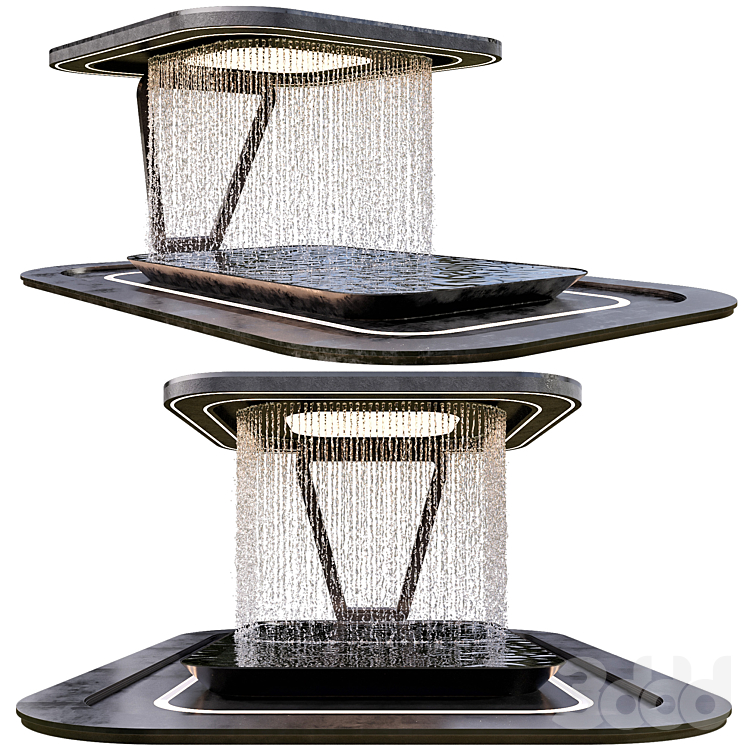 WATERFOUNTAIN WATERFALL CASCADE NO18 Разное 3D модель