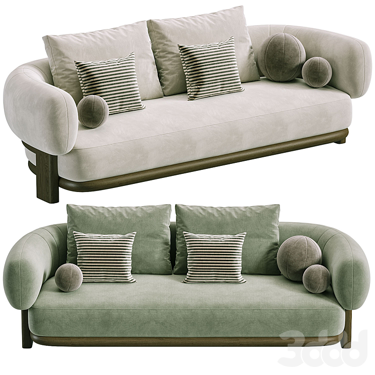 HC28 BOL Sofa Design by Christophe Delcourt - Диваны - 3D модель