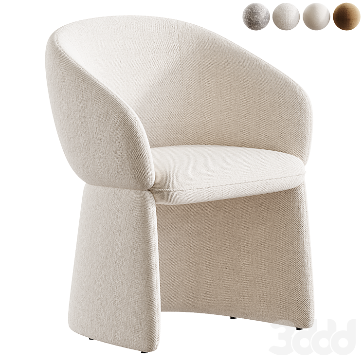Cami Dining Armchair - Кресла - 3D модель
