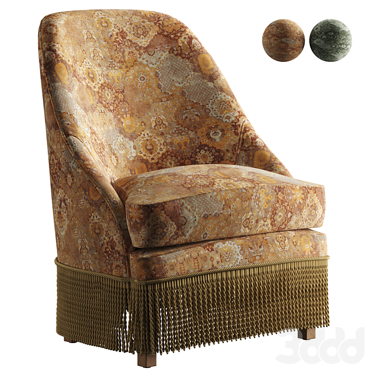 Caspar Pull up Chair Ginger - Кресла - 3D модель