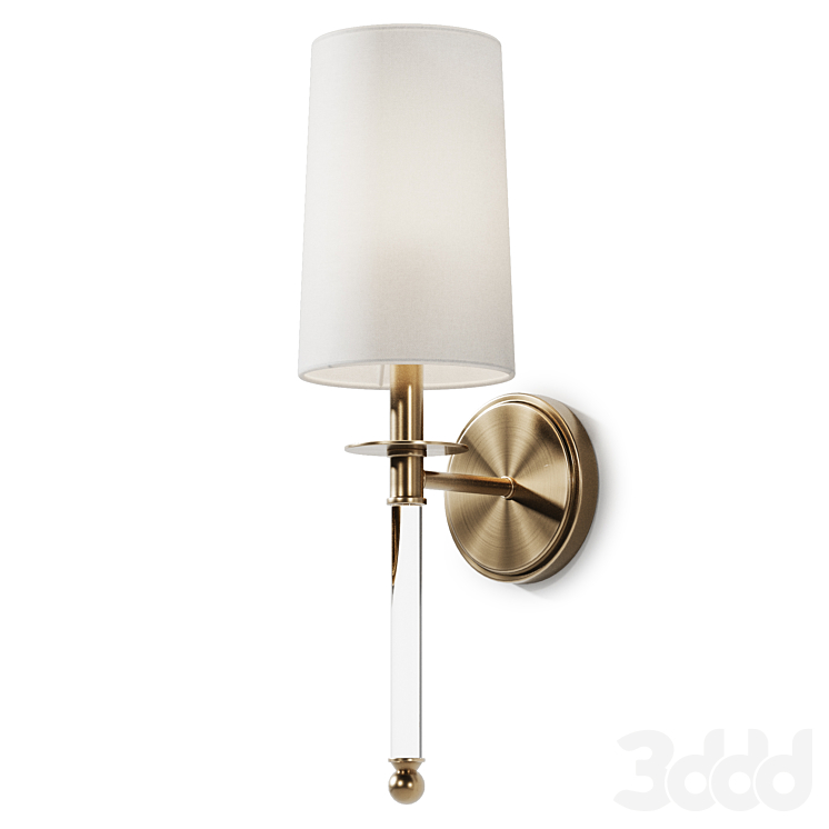 Настенный светильник Z-lite Mila - Бра - 3D модель