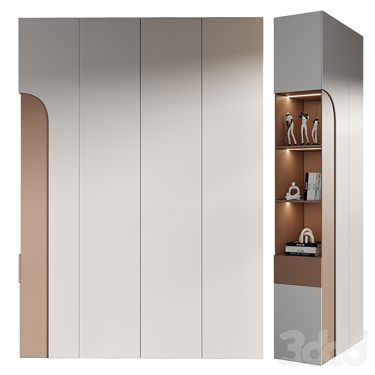 Furniture Composition Шкаф - Шкафы - 3D модель