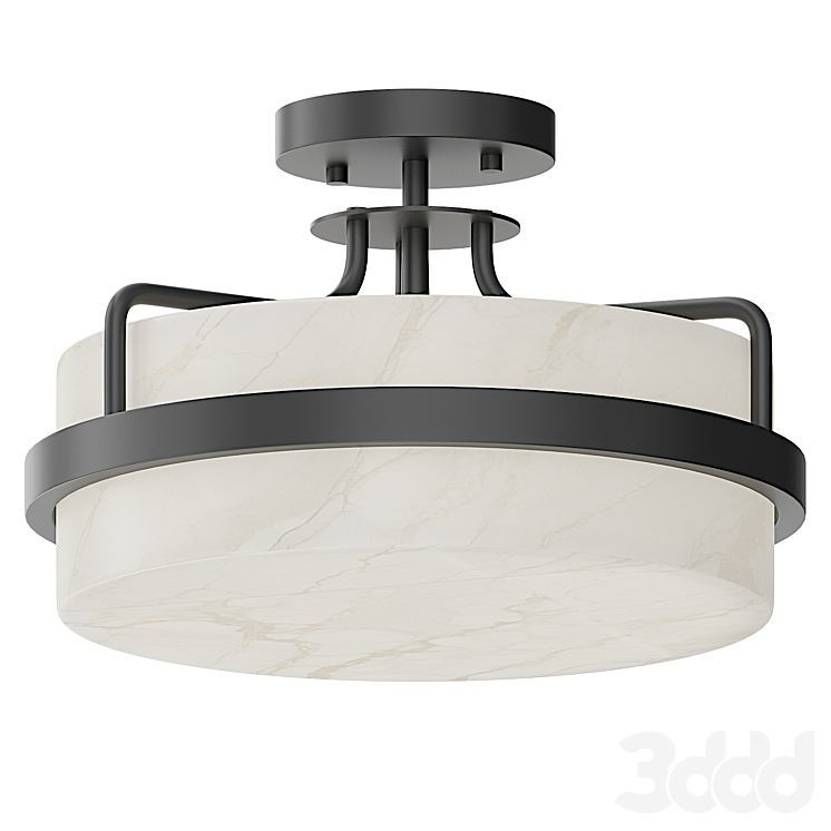 Possini Euro Design Bregman - Потолочный - 3D модель