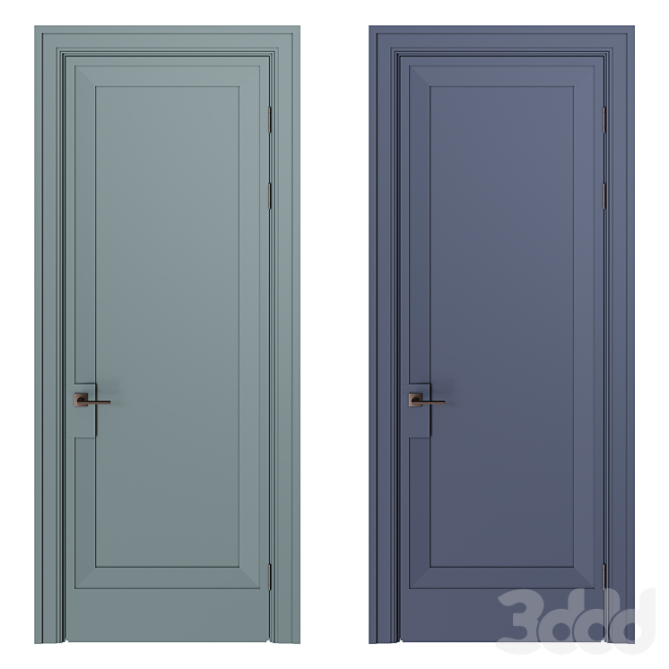 Межкомнатные двери Attribut Deco DC-05 - Двери - 3D модель