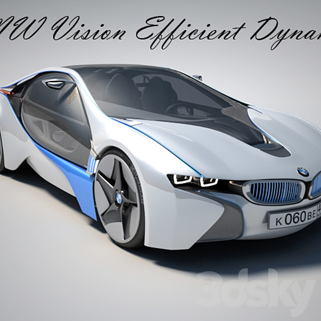 BMW Vision Effecient Dynamics 3DSMax File - thumbnail 1