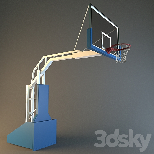 Side or main court competition system 3DSMax File - thumbnail 1