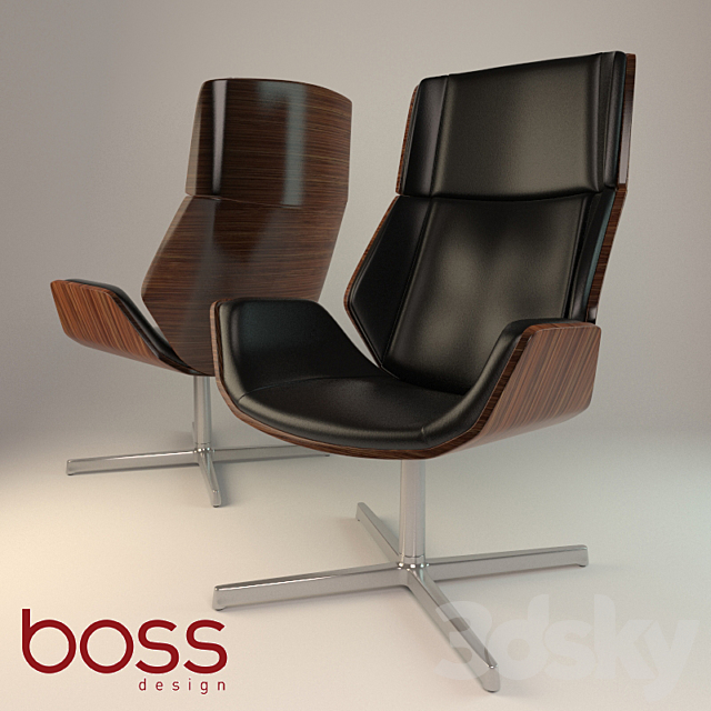 Chair Kruze Lounge BOSS 3DSMax File - thumbnail 1