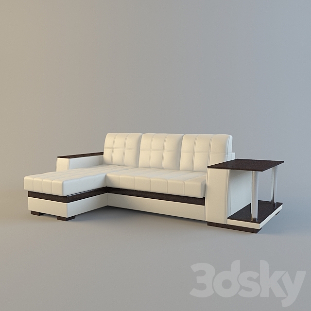 corner sofa Atlanta 3DSMax File - thumbnail 1