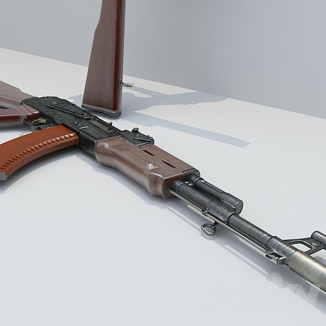 Kalashnikov Ak47 3DSMax File - thumbnail 1