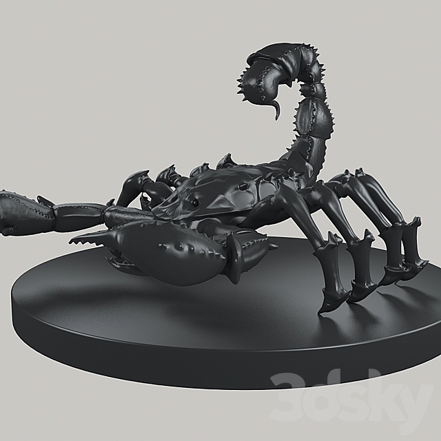 Scorpion figurine 3DSMax File - thumbnail 1