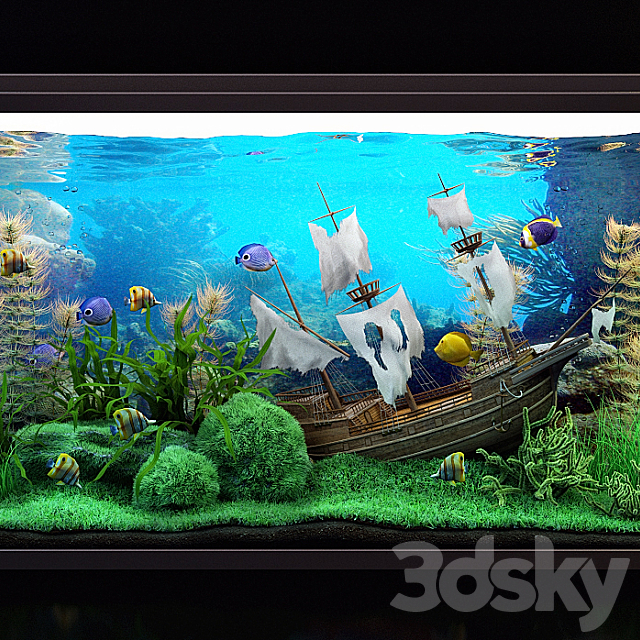 Aquarium 3DSMax File - thumbnail 1
