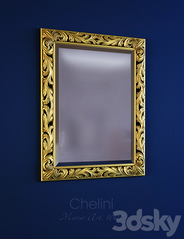 Chelini Mirror Art 1001 3DSMax File - thumbnail 1