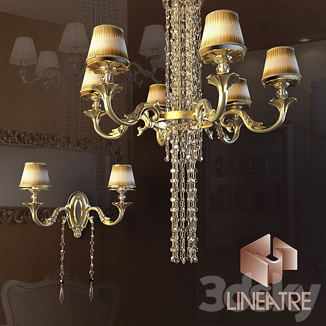 Lineatre _ Gold Componibile 3DSMax File - thumbnail 1