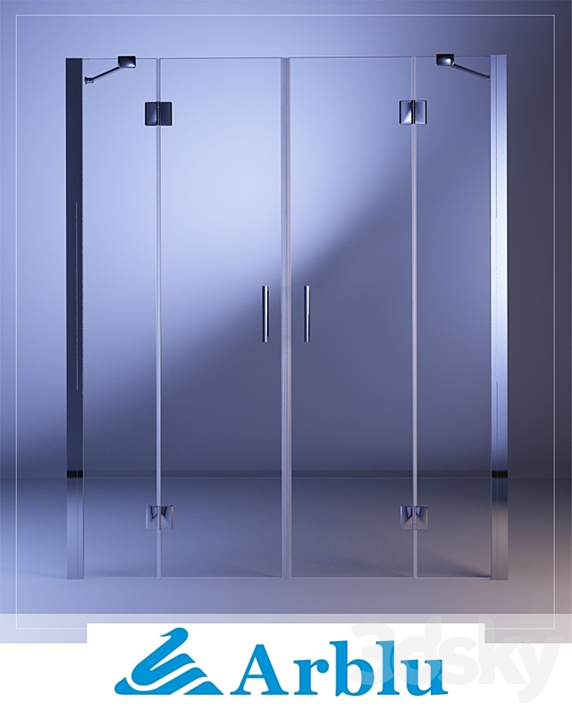 arblu shower curtains 3DSMax File - thumbnail 1