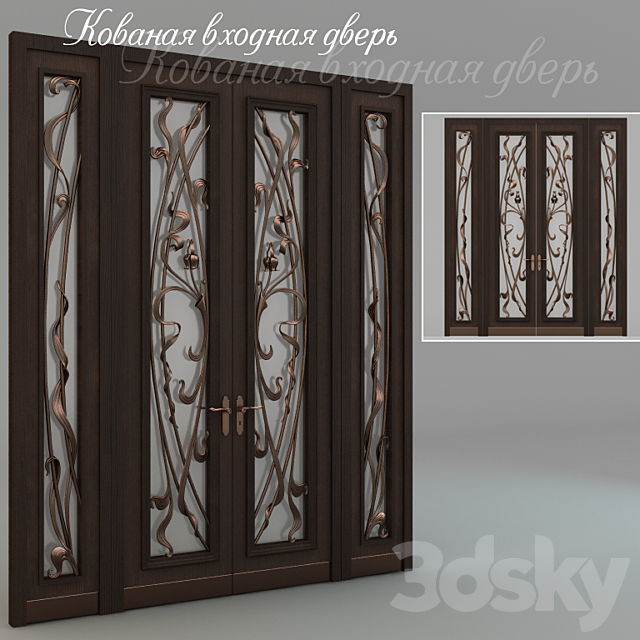 Wrought iron front door Free Download