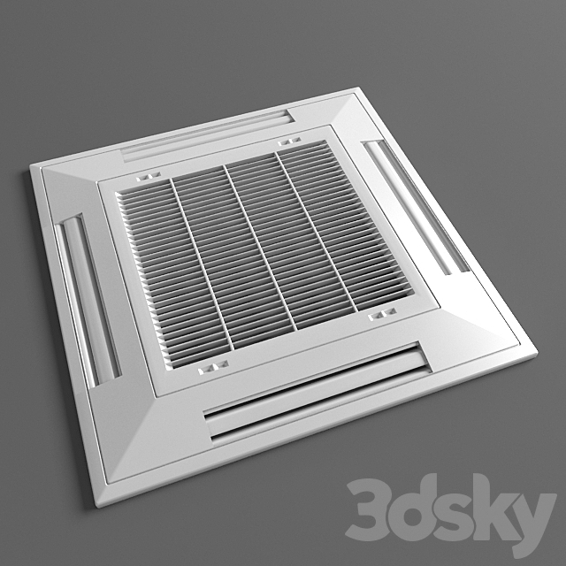 Cassette air conditioning 3DSMax File - thumbnail 1