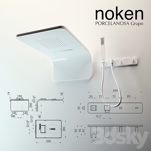 Noken _ porcelanosa 3DSMax File - thumbnail 1