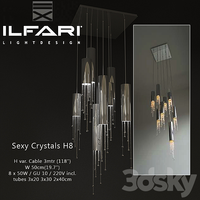 Ilfari _ Sexy Crystals H8 3DSMax File - thumbnail 1