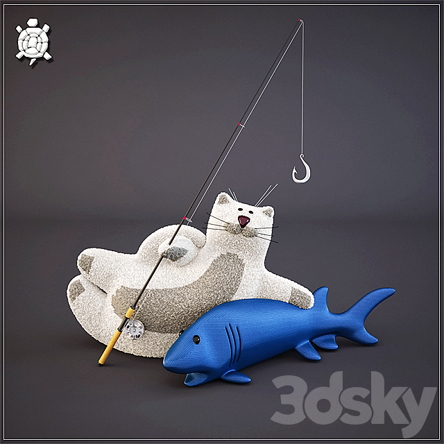 cat-fisherman 3DSMax File - thumbnail 1