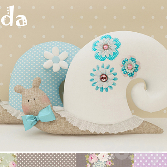 Tilda Snail soft toy Free Download