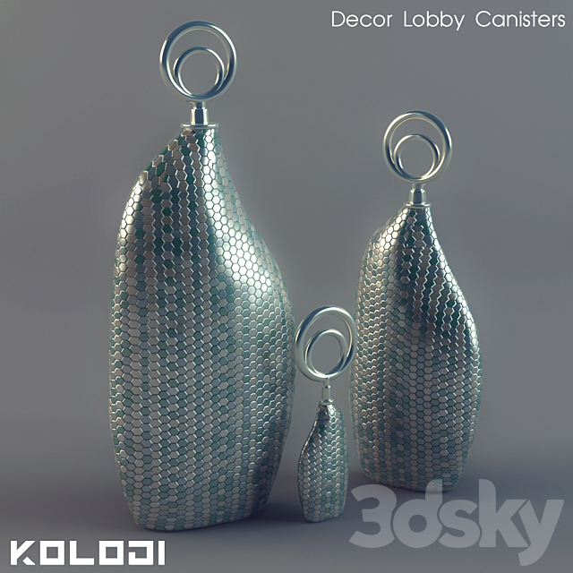 Lobby Canisters 3DSMax File - thumbnail 1