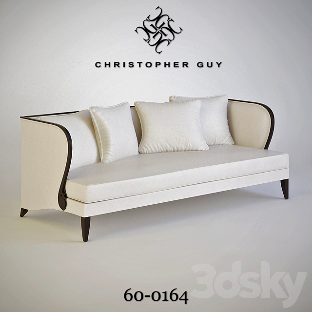Christopher Guy Sofa 60-0164 3DSMax File - thumbnail 1