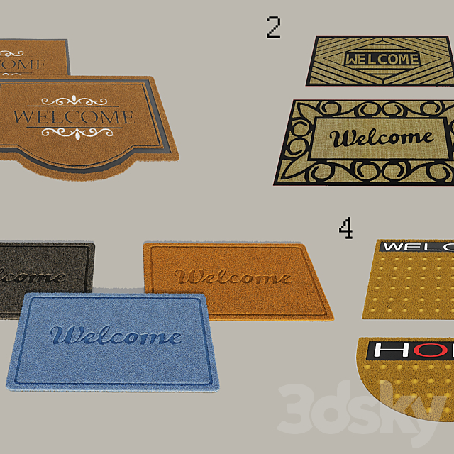 Holders Welcome mats Free Download