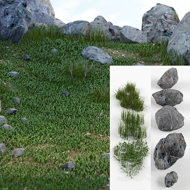 Grass and stones SRG Free Download