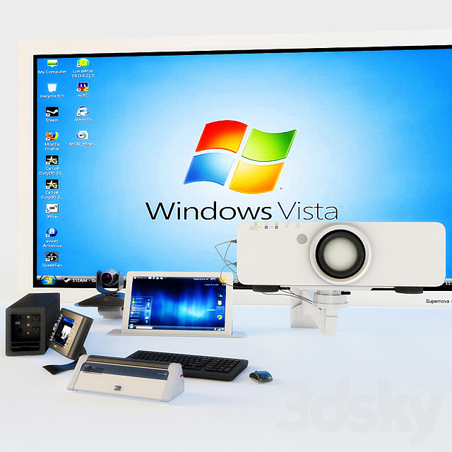 Set for Conference halls Free Download