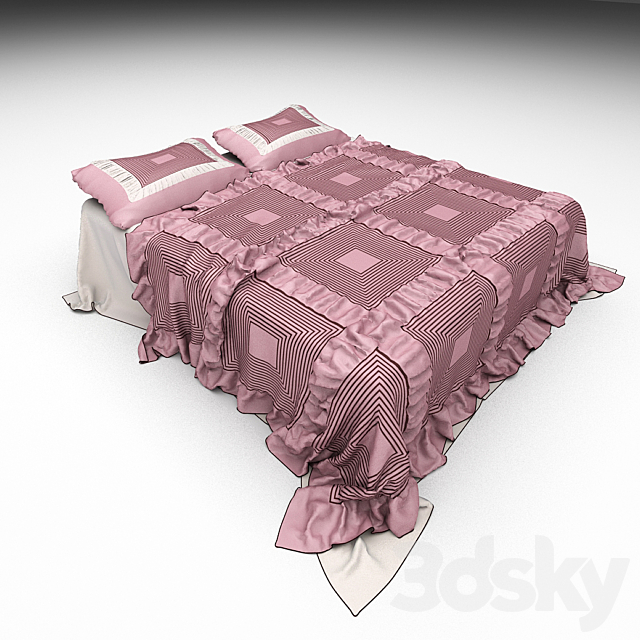 Blankets and pillows 3DSMax File - thumbnail 1