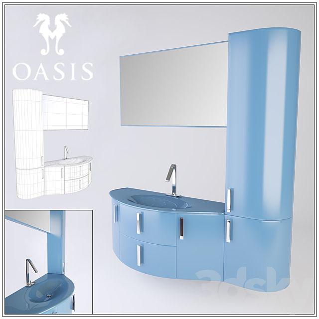 Oasis Master Composizione TH11 3DSMax File - thumbnail 1