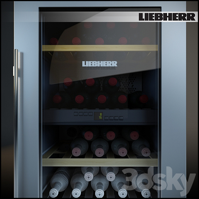 Liebherr wine Cabinet 3DSMax File - thumbnail 1