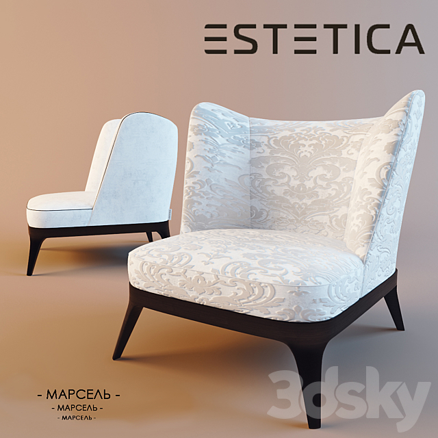 ESTETICA Chair Marcel 3DSMax File - thumbnail 1