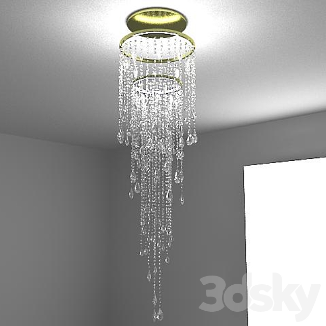 chandelier Crystal 3DSMax File - thumbnail 1