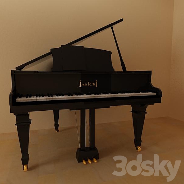 profi piano 3DSMax File - thumbnail 1