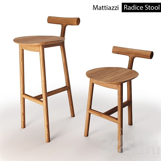 Radice stool 3DSMax File - thumbnail 1