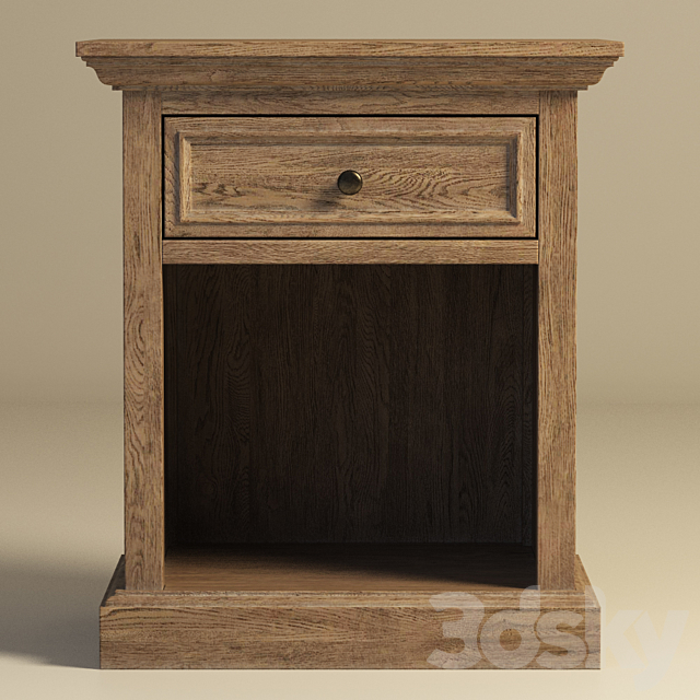 GRAMERCY HOME Concorde Bedside Table 522.004 3DSMax File - thumbnail 1