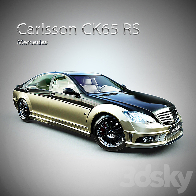 Mercedes _ Carlsson CK65 RS 3DSMax File