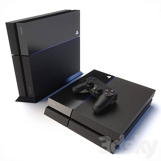 Sony PlayStation 4 3DSMax File - thumbnail 1