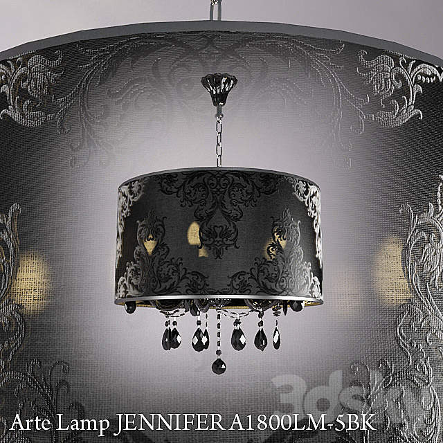 Arte Lamp JENNIFER A1800LM-5BK 3DSMax File - thumbnail 1