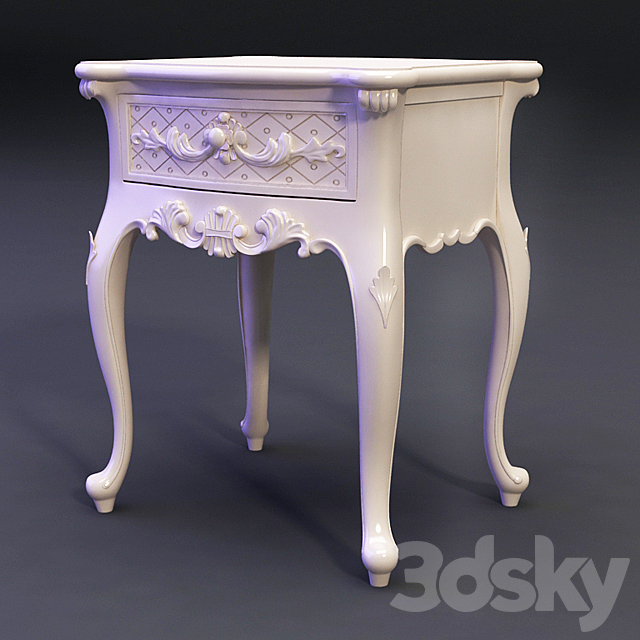 Tilly Bedside Table 3DSMax File - thumbnail 1