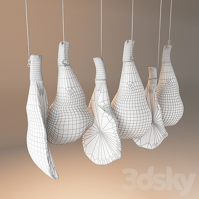 pork ham 3d