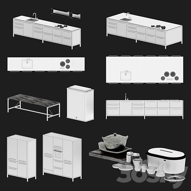 Vipp kitchen & accessories 3DSMax File - thumbnail 2