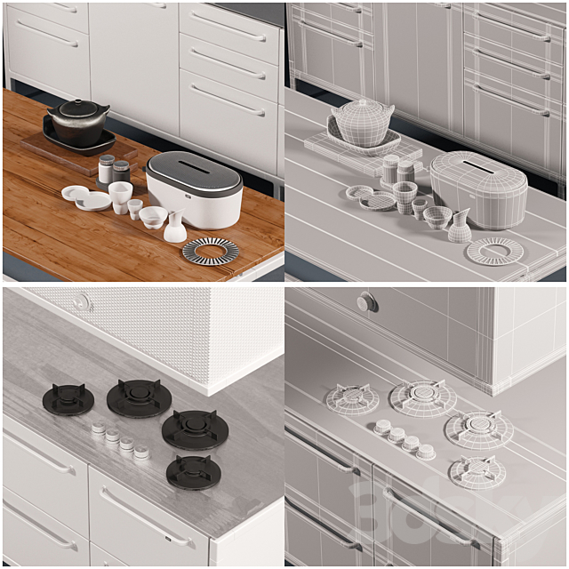 Vipp kitchen & accessories 3DSMax File - thumbnail 3