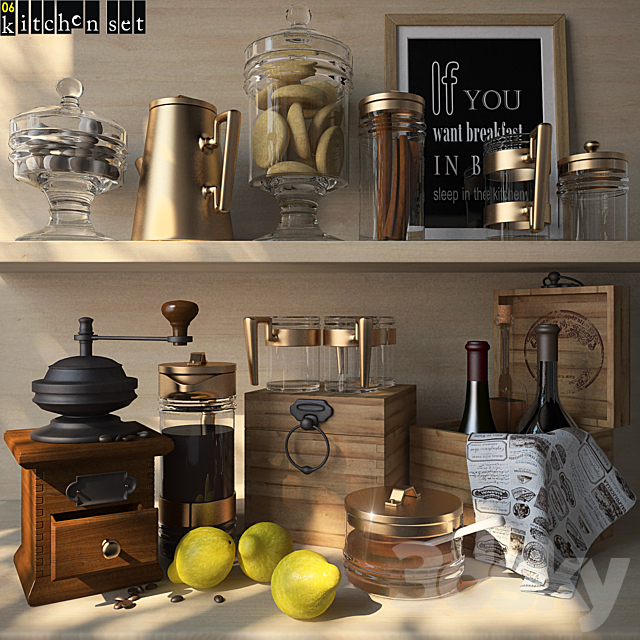 Kitchen Set – 06 3DSMax File - thumbnail 1