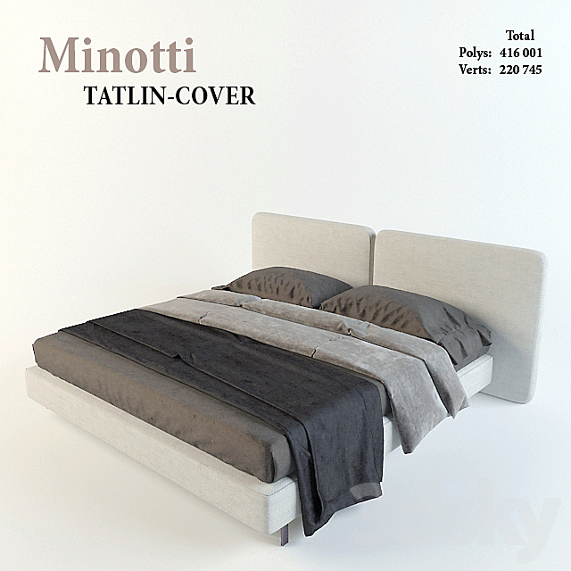 Minotti. TATLIN-COVER. 3DSMax File - thumbnail 1