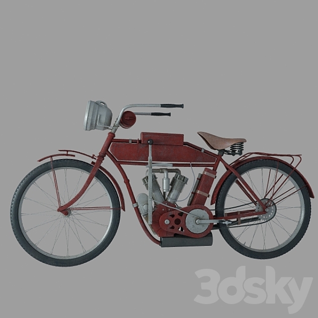 indian motorcycle 3DSMax File - thumbnail 3