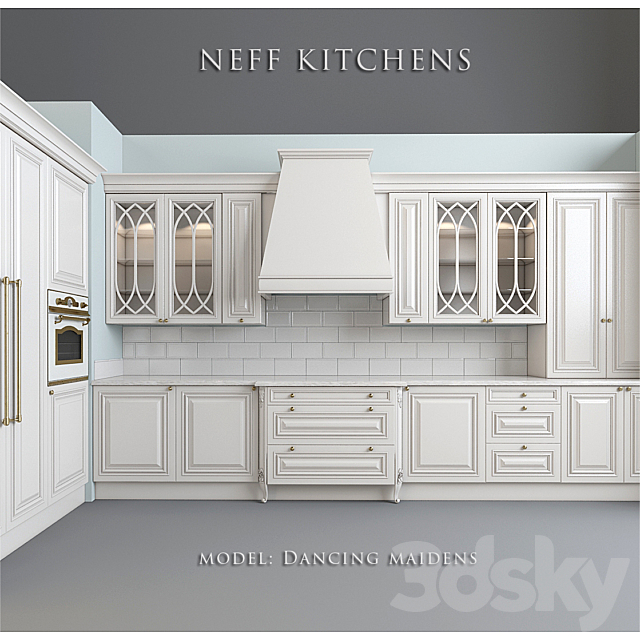 Kitchen Factory NEFF Kitchens. Model Dancing Maidens 3d