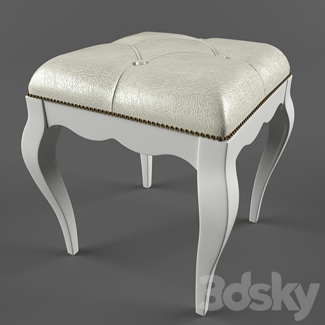 stool Cavio Madeira art437 3DSMax File - thumbnail 1