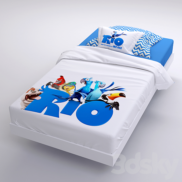 Baby bedding Rio 3DSMax File - thumbnail 1